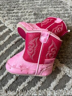Blazin Roxx Pink Infant Girl Cowboy Boots Like New